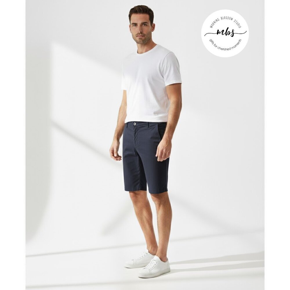 Johnnie-O Prep-Formance High Waist Shorts‎ Navy Men 36